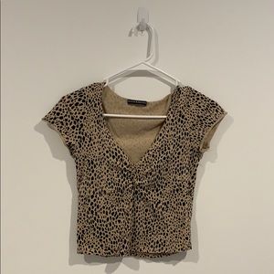 Brandy Melville Cheetah Gina Top